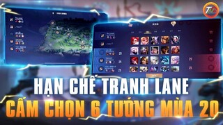 Liên Quân Tính Năng Rank KO Tranh Đường và CẤM 6 Tướng Chi tiết phiên bản mới Mùa 20 TNG