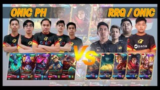 ONIC PH vs RRQ (LEMON, XINN, R7) and ONIC PSYCHOO - MLBB