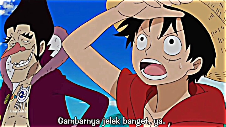 Luffy meroasting gambarnya sendiri 😭