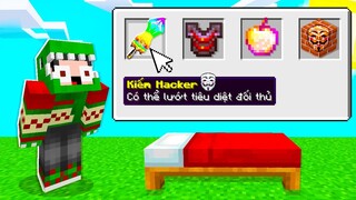 MINECRAFT BEDWARS, NHƯNG TẤT CẢ VŨ KHÍ KỸ NĂNG HACKER SIÊU VIP *SỞ HỮU RƯƠNG ENDER X2 VẬT PHẨM