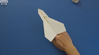 飞得很远的纸飞机，水晶枪纸飞机