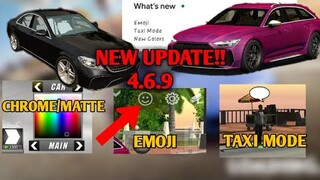 NEW UPDATE 4.6.9  IN CAR PARKING MULTIPLAYER