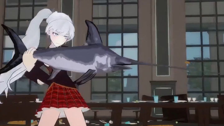 [Resolution Remastered/1080p] RWBY Academy Food Fight HD Remastered