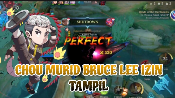 CHOU MURID BRUCE LEE IZIN TAMPIL