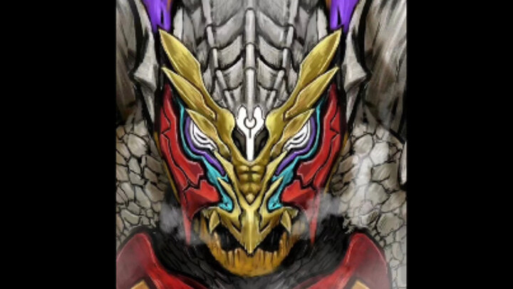 [Blaze] Perbandingan antara gambar monster dan casing kulit asli