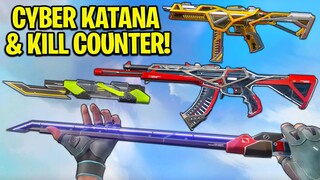 *NEW* Cyber Katana & StatTrak Skins are SO INSANE! // RGX 11Z PRO