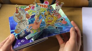 【Sách bật lên】Sách bật lên tự chế của SpongeBob SquarePants (⁎⁍̴̛ᴗ⁍̴̛⁎)