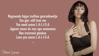 LISA - 'LALISA' (Lyrics)