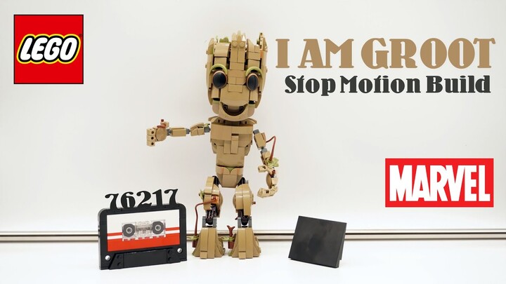 How to build LEGO® Marvel 76217 | I am Groot (2022) | Stop Motion Build