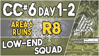 CC#6 Day 1/2 - Area 6 Ruins Risk 8 | Low End Squad |【Arknights】