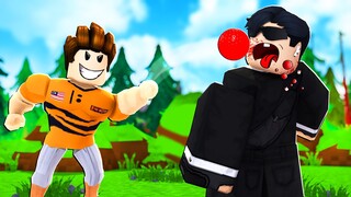 Horangi Main Bola Beracun Sampai Muka Berdarah!!! [DEFLECT 🙅‍♂️] (Roblox Malaysia)