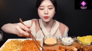 Ăn và cảm nhận mì cay, thịt gà sốt cay #anngon