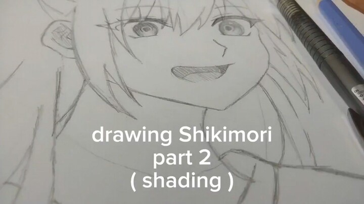 drawing shikimori part 2