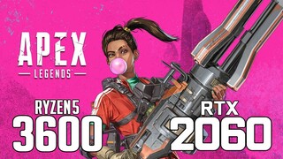 Apex Legends on Ryzen 5 3600 + RTX 2060 1080p, 1440p benchmarks!