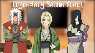Legendary Sannin React to Sad Edits / Part 1 / Gacha Club