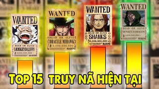 Top 15 Truy Nã Cao Nhất One Piece Hiện Tại, Luffy Chỉ Top 5