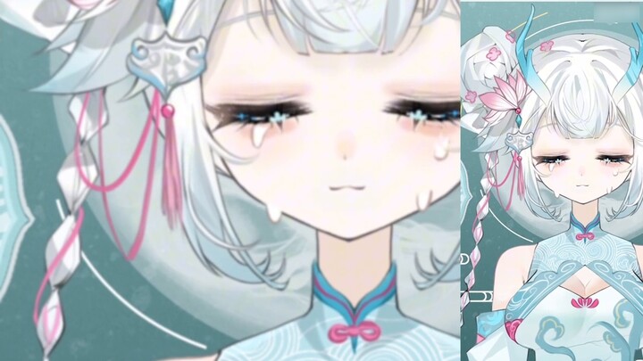 [Tampilan model Live2D] Itu adalah naga hijau kecil yang cantik!