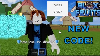 *NEW* 3BILLION visits CODE in BLOXFRUITS| CONGRATS!