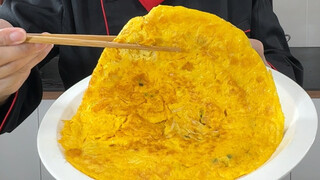 Today's recipe: Scallop and bamboo shoot omelet, pickled mustard greens and bamboo shoots, bamboo sh