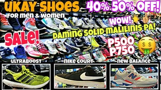 SALE! mga UKAYAN SA CUBAO AURORA 40% 50% dami PAGPIPILIAN mga SOLID pa!ukay shoes