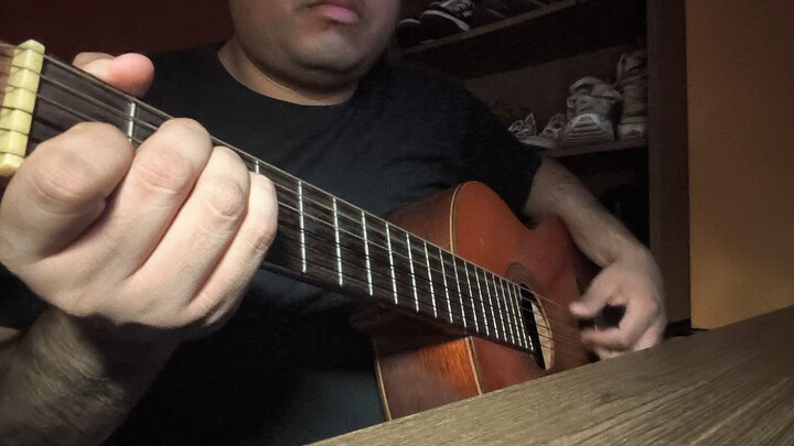 Impro in E A Dm guitar