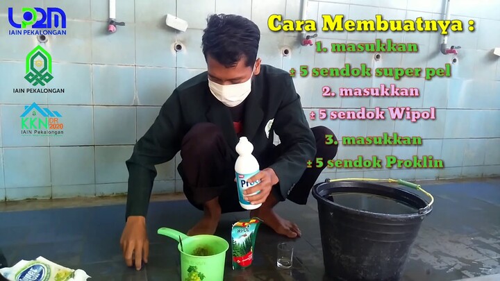 Cara Mudah Membuat Cairan Desinfektan - KKN DR - KKN DARING - KKN TEMATIK