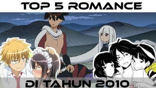 Top 5 Anime Romance di Tahun 2010