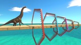 Who Can Pass Through Spiked Rings - Animal Revolt Battle Simulator