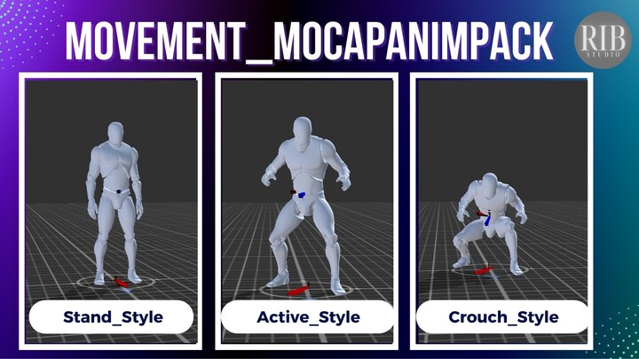 Movement_MocapAnimPack 动作捕捉动画包 - Unity