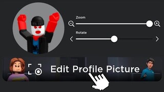 Roblox NEW UPDATE IS HERE...(How to get Edit Profile Picture Update)