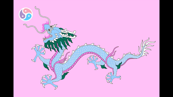 Animasi bendera dunia, tapi semuanya waria