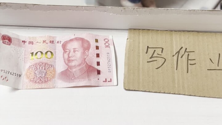 She looks so cute when she takes the initiative to write and do her homework!