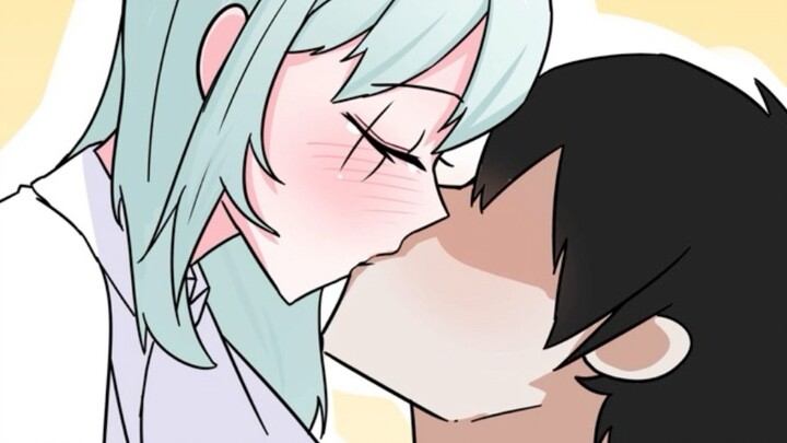 Your reward for successfully guiding Snake Baby is... a kiss! ?