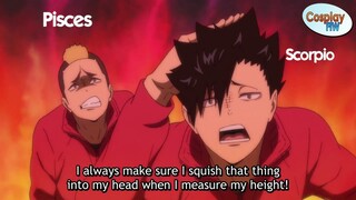 HAIKYUU Characters as Zodiac Signs Part 2 (ACTUAL signs) - Anime Astrology