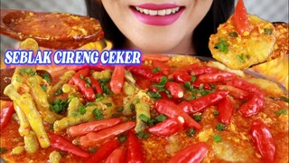 ASMR SEBLAK CIRENG CEKER | INDONESIAN FOOD | ASMR MUKBANG INDONESIA