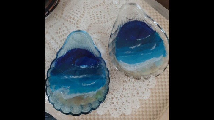 Epoxy resin soap dishes