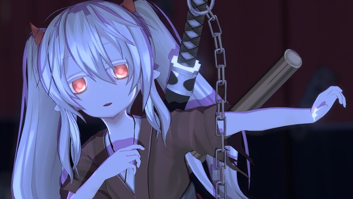 【自制模型配布/游戏王MMD】幽鬼兔（結んで開いて羅刹と骸）