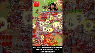 WAR RISE OF KINGDOMS 3279 VS 3280 RUINS KVK 1