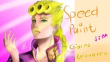 Giorono Giovanna SpeedPaint (Vento de Aureo) MediBang Bang Paint. #jjba #giorno #anime