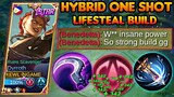GLOBAL DYRROTH NEW HYBRID BALANCE BUILD! ( LIFESTEAL SPEED DAMAGE HACK! ) TRY USE THIS OP BUILD