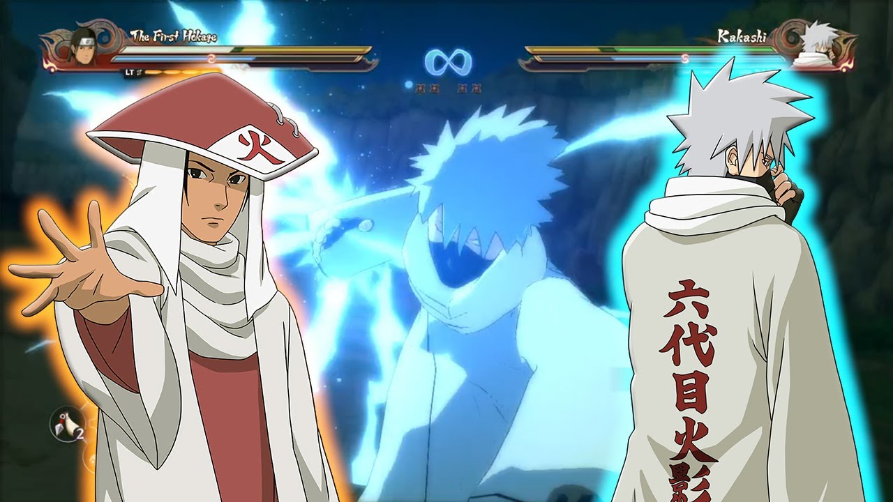 Hashirama Senju (Hokage Costume) Vs Kakashi Hatake (Hokage Costume) | Naruto  Ultimate Ninja Storm4 - Bilibili