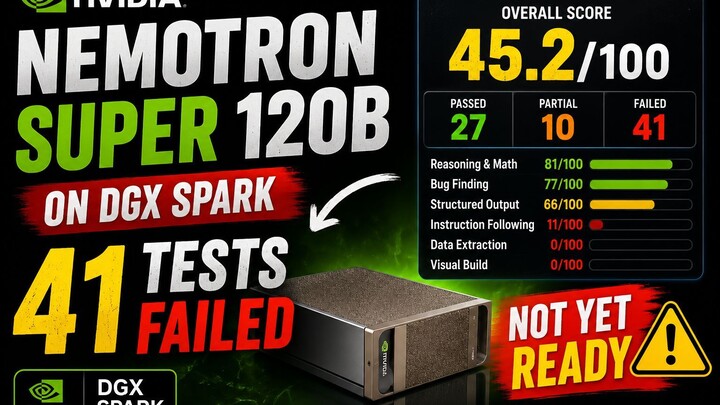 Nemotron Super 120B isn't practical on a DGX Spark