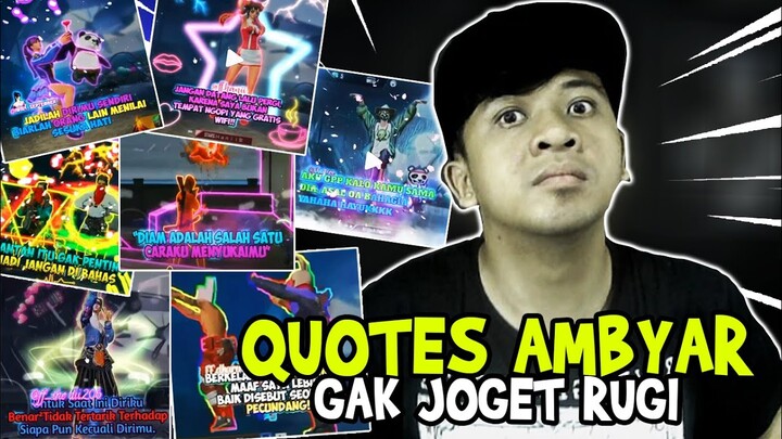 KUMPULAN QUOTES FREE FIRE TERBARU - REACTION AMBYAR
