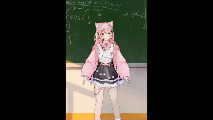 Hiiro拿到新3D衣服当场变成happy猫