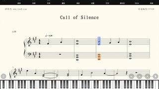 【钢琴教学】Call of Silence