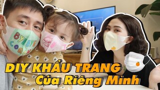 Làm Kẹo Bông tại nhà , Tự DIY khẩu trang của riêng mình thêm sinh động , Happy Mask Vlog 193