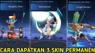 KODE RAHASIA!!! | CARA DAPAT 3 SKIN GRATIS MOBILE LEGEND TERBARU 2020