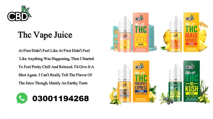 THC Vape E-Juice In Gujranwala | 03001194268