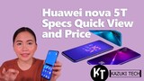 Huawei nova 5T Specs Quick View and Price