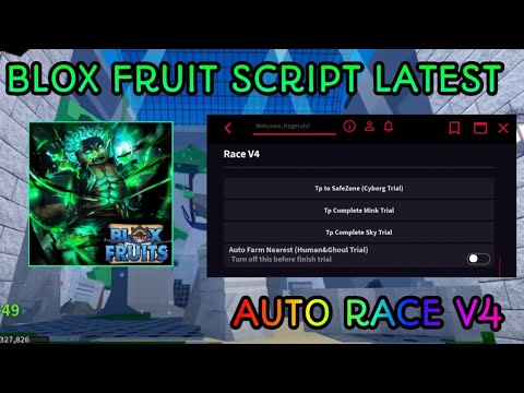 NEW] OP Blox Fruits Script, AUTOFARM + FAST ATTACK + INF MONEY + AUTO RACE  V4